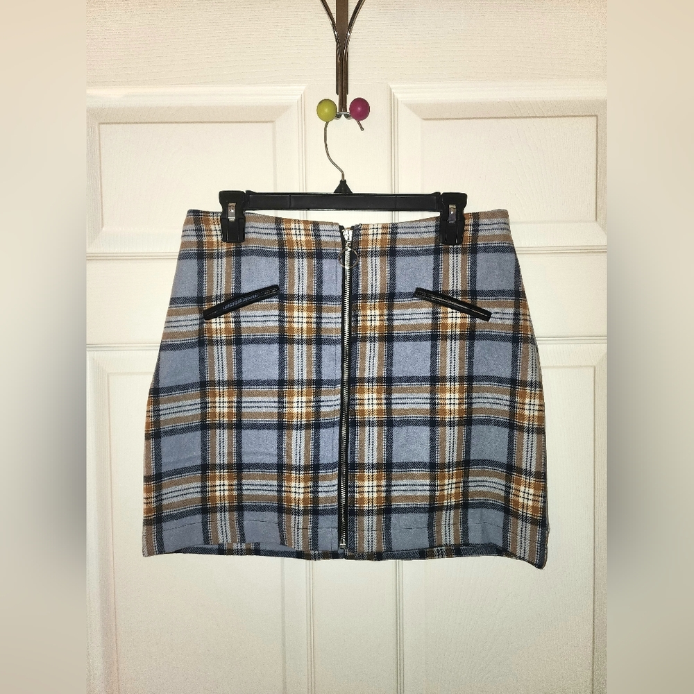 Plaid Mini Skirt